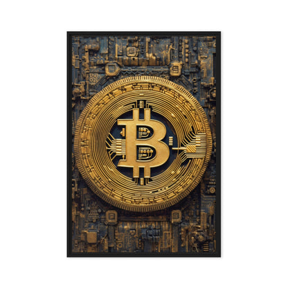 Bitcoin Crypto Art Digital Print