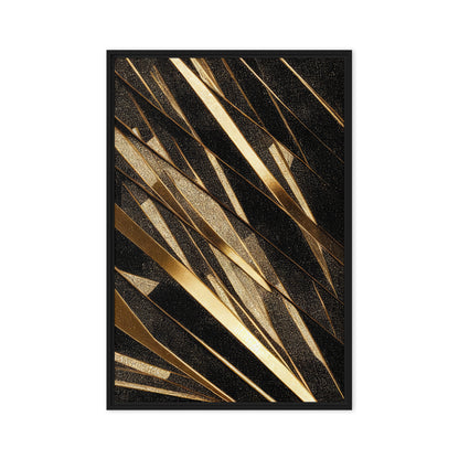 Black Gold Luxury Art Digital Print