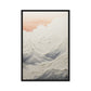 Magical Mountains Modern Art Framed Canvas