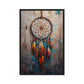 Dreamcatcher Native Art Framed Canvas