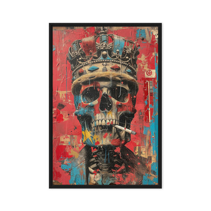 Skull In Crown Surreal Art Digital Print