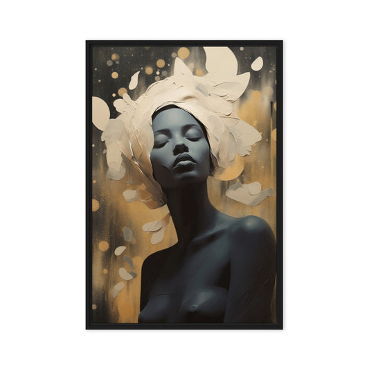Woman Sensual Art Framed Canvas