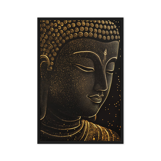 Buddha Spiritual Art Framed Canvas