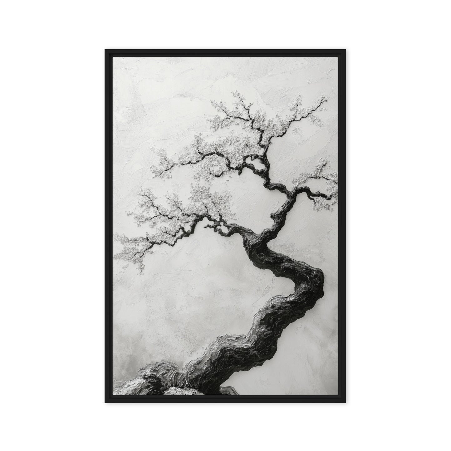 Sakura Wabi Sabi Art Framed Canvas
