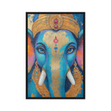 Lord Ganesh Spiritual Art Framed Canvas
