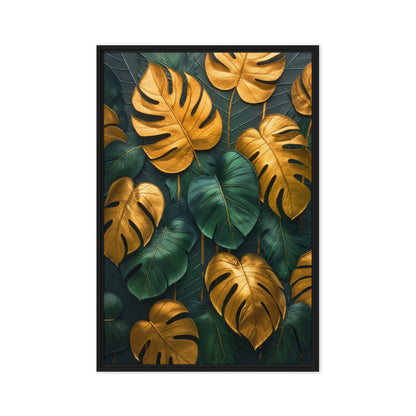 Monstera Leaves Floral Art Digital Print