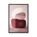 Burgundy Minimalist Art Digital Print - PaintFu