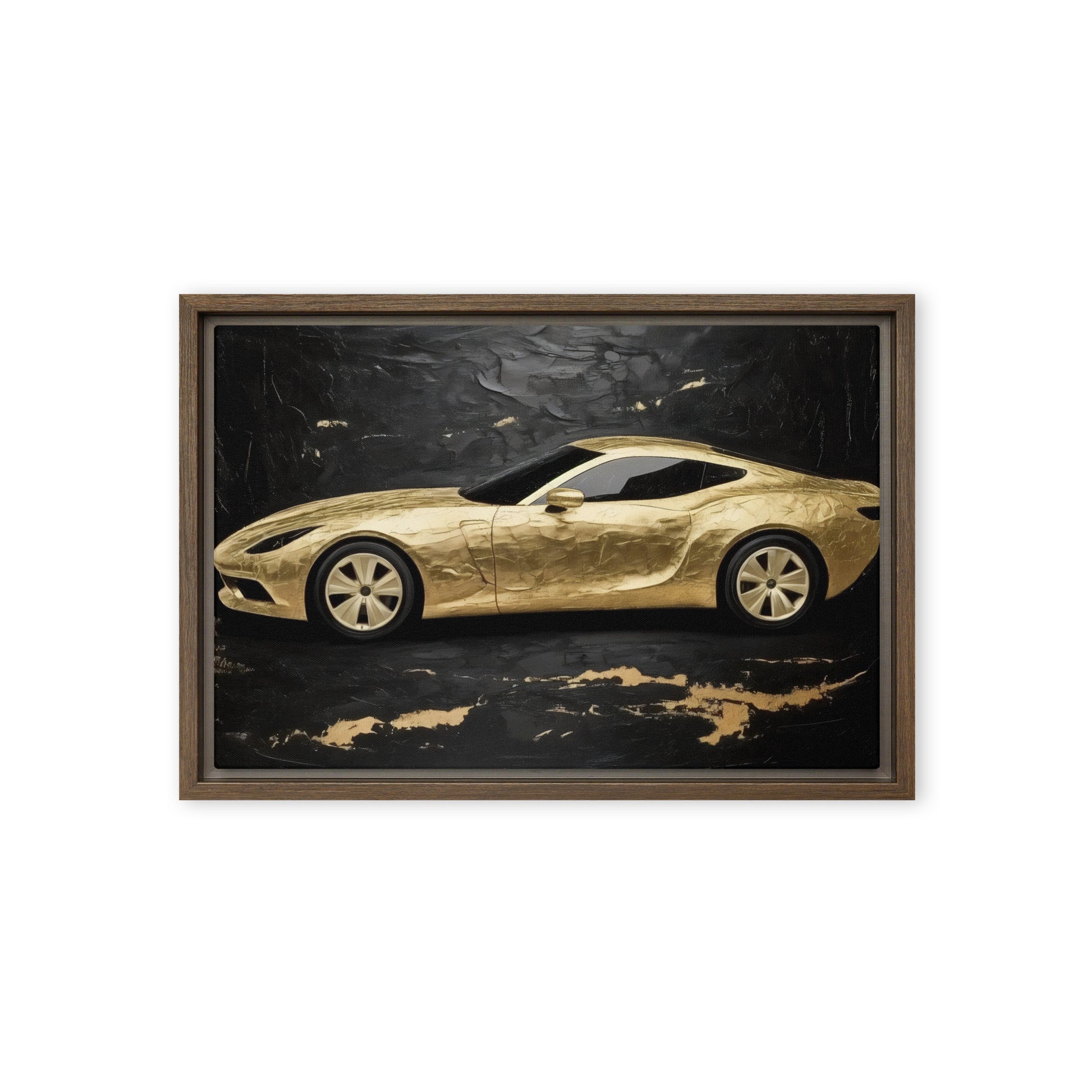 Luxury Spots Car Framed Canvas