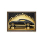 Luxury Retro Car Framed Canvas