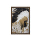 Headdress Native American Art Framed Canvas