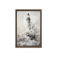 Lighthouse Nautical Art Framed Canvas