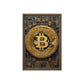 Bitcoin Crypto Art Framed Canvas