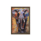 Colorful Elephant Framed Canvas