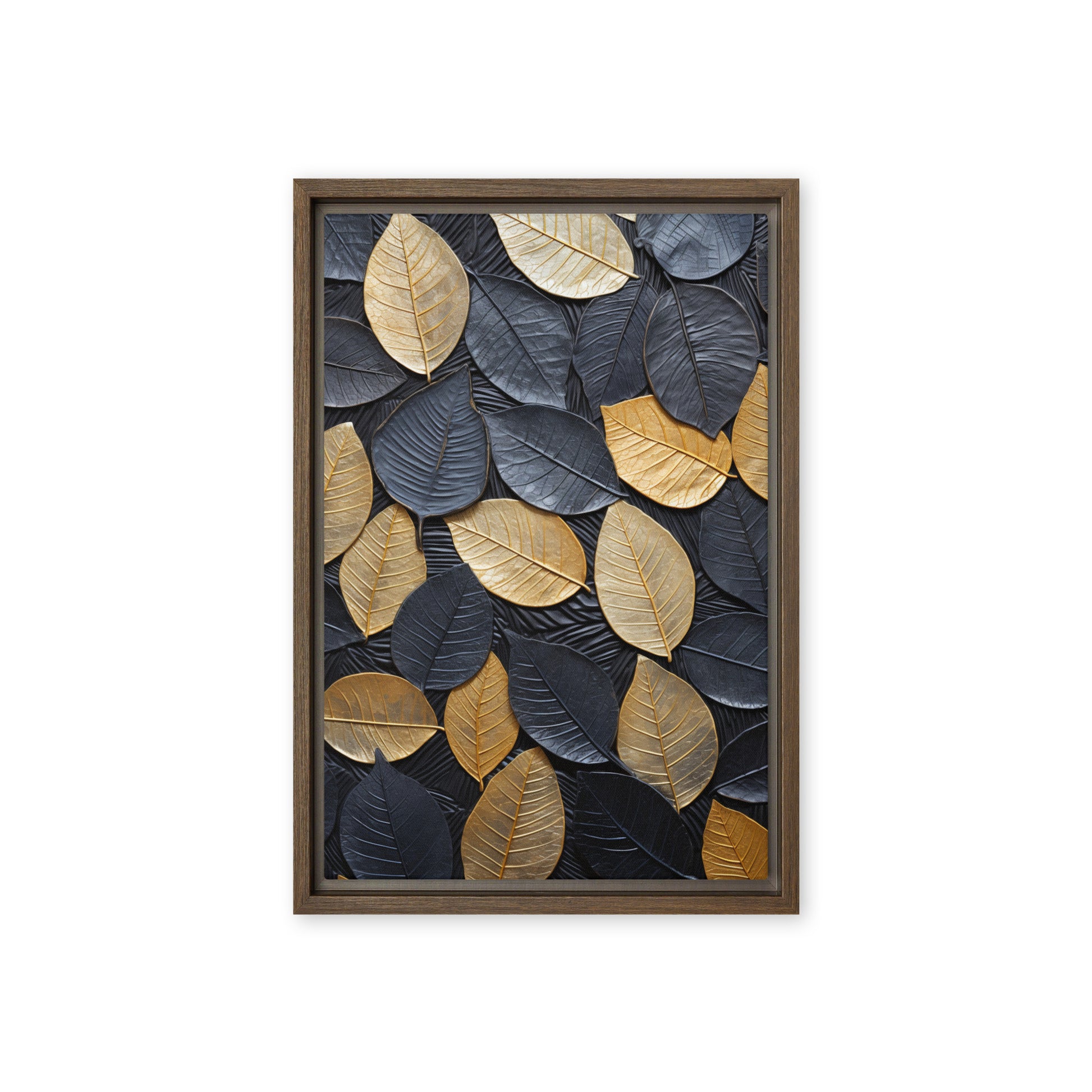 Leaves Luxury Art Framed Canvas