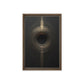 Eclipse Black Gold 3D Art Famed Canvas