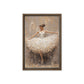 Ballerina Modern Art Framed Canvas