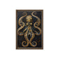 Majestic Golden Octopus Framed Canvas