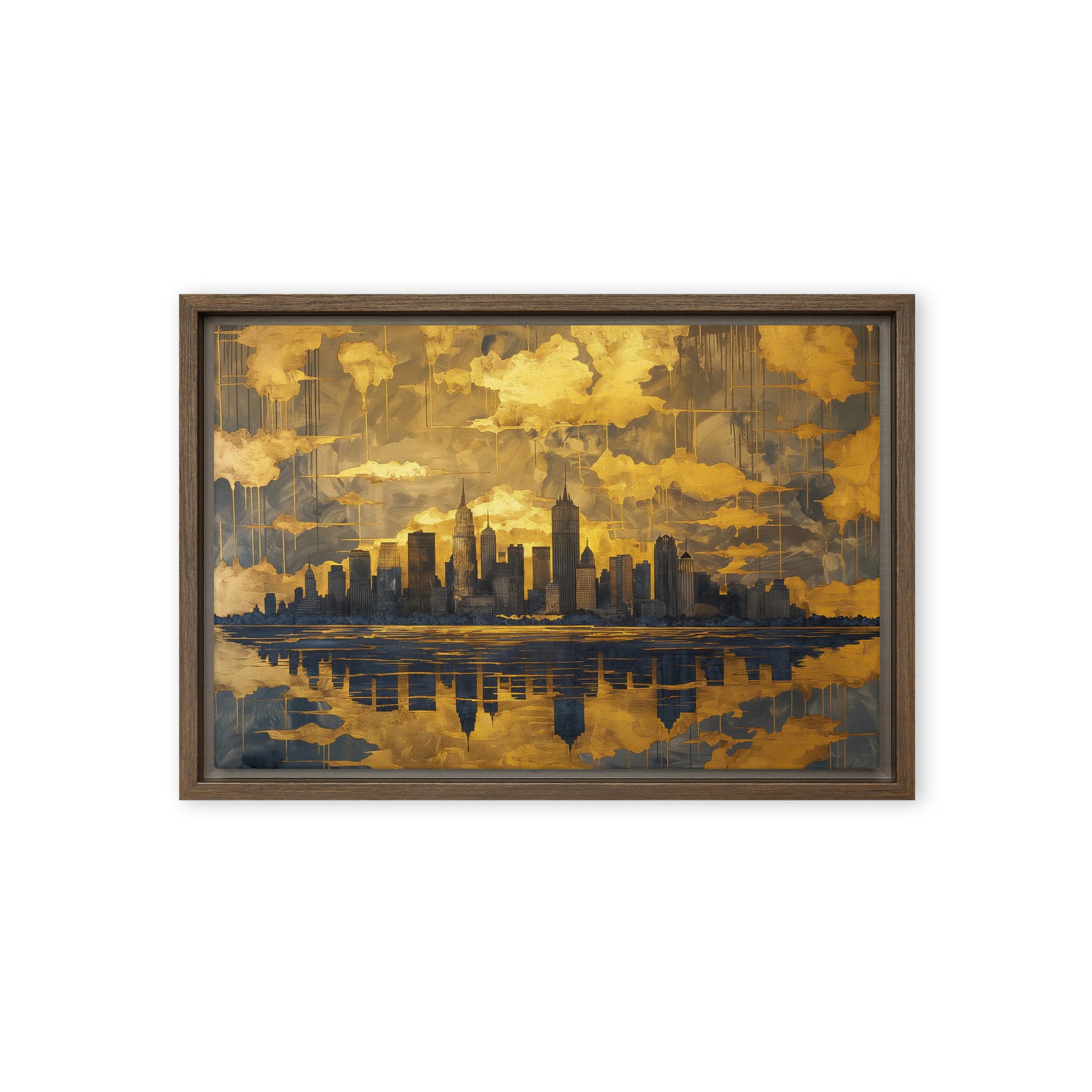Stunning New York Cityscape Framed Canvas