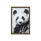 Panda Minimalist Art Framed Canvas