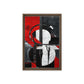 Abstract Violin Music Art Framed Canvas