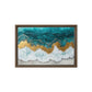 Ocean Arial View Modern Art Framed Canvas