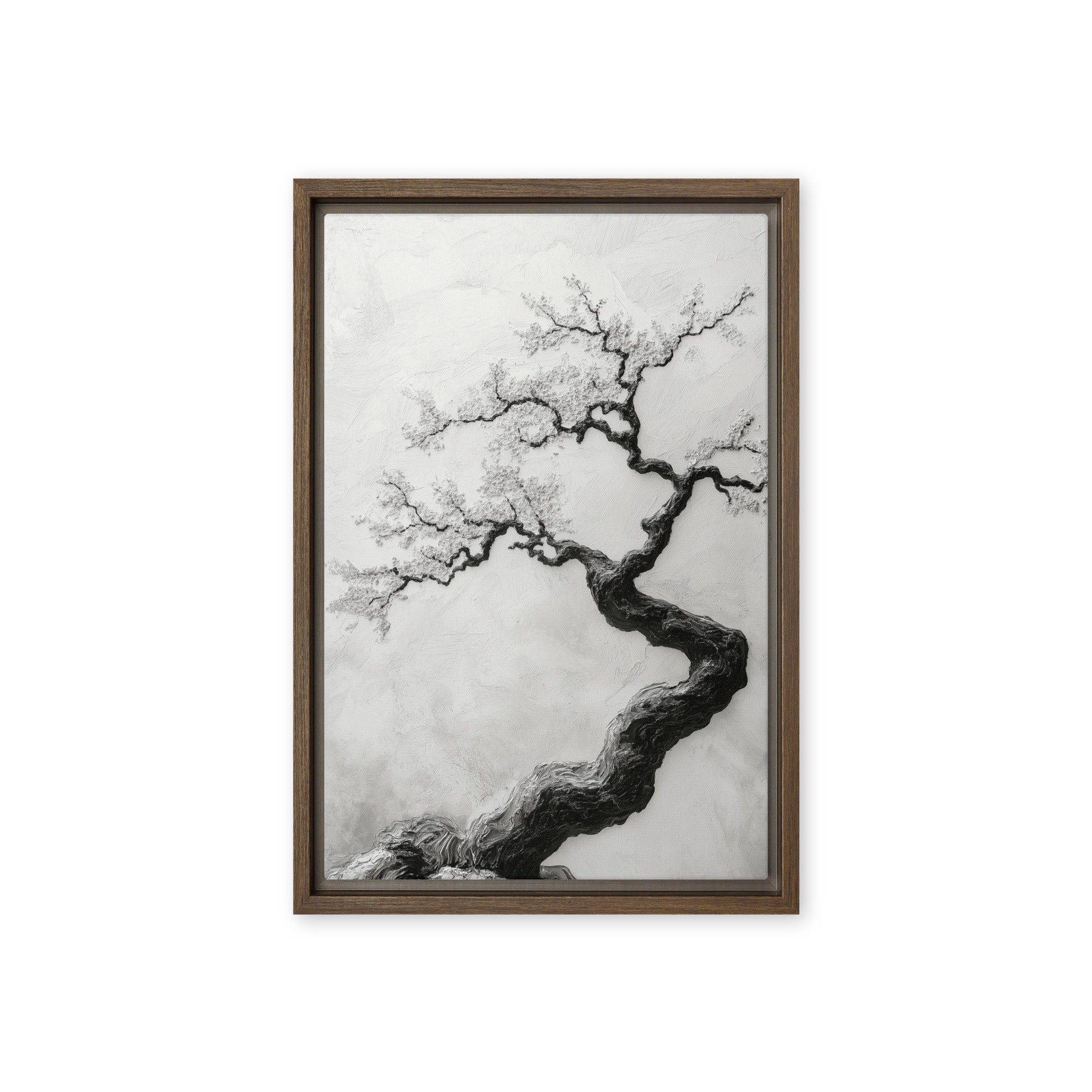 Sakura Wabi Sabi Art Framed Canvas