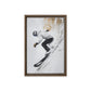 Snowboard Wall Art Framed Canvas