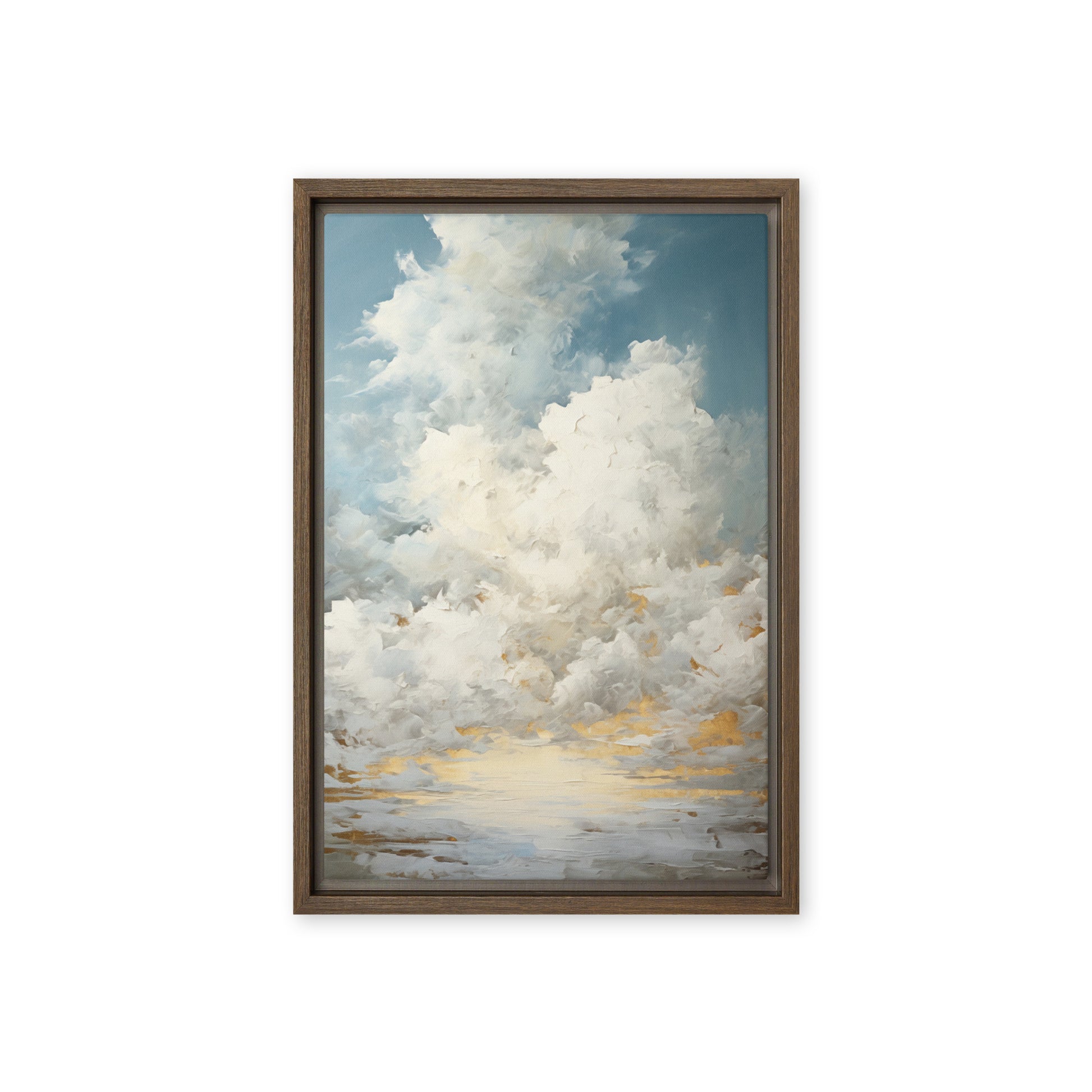 Beautiful Clouds Framed Canvas