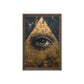 Illuminati Eye Luxury Art Framed Canvas