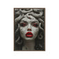 Mesmerizing Medusa Gorgon Framed Canvas