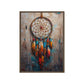 Dreamcatcher Native Art Framed Canvas