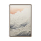 Magical Mountains Modern Art Framed Canvas