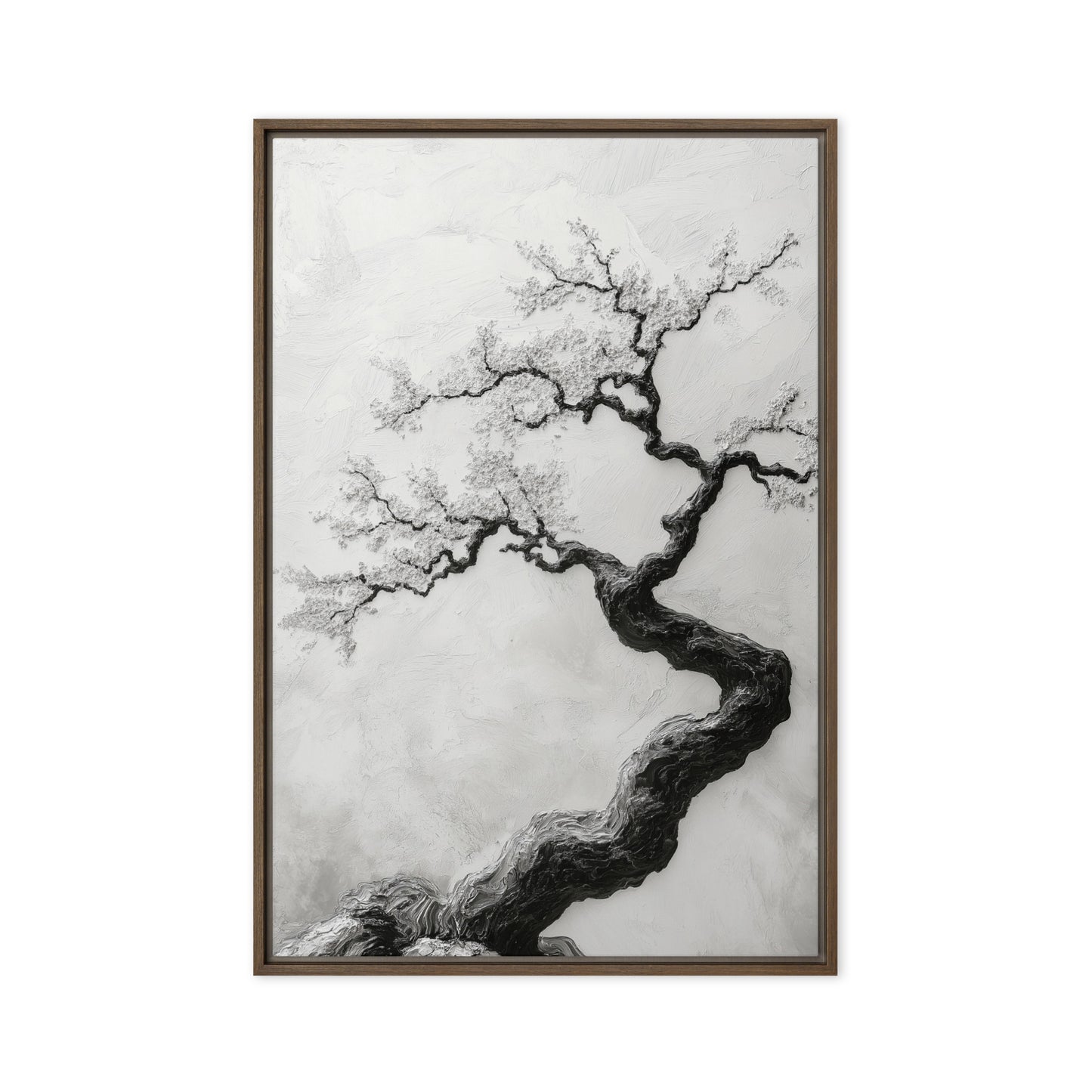 Sakura Wabi Sabi Art Framed Canvas
