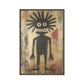 Basquiat Style Art Framed Canvas