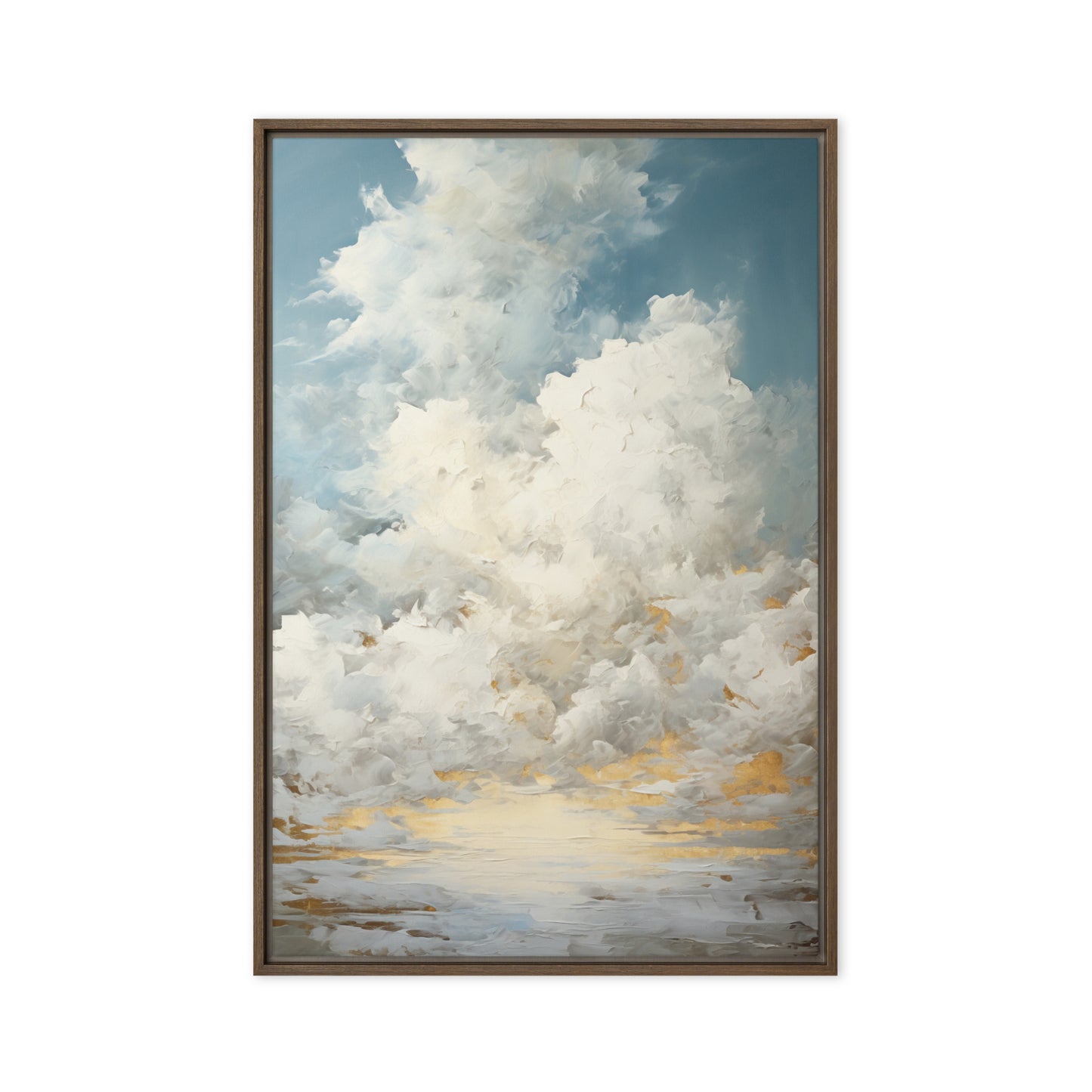 Beautiful Clouds Framed Canvas