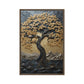 Tree Landscape Art Framed Canvas