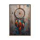 Dreamcatcher Native Art Framed Canvas