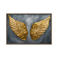 Golden Wings Modern Art Framed Canvas