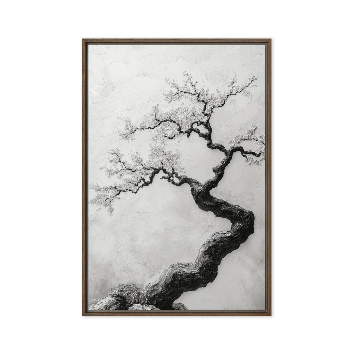 Sakura Wabi Sabi Art Framed Canvas