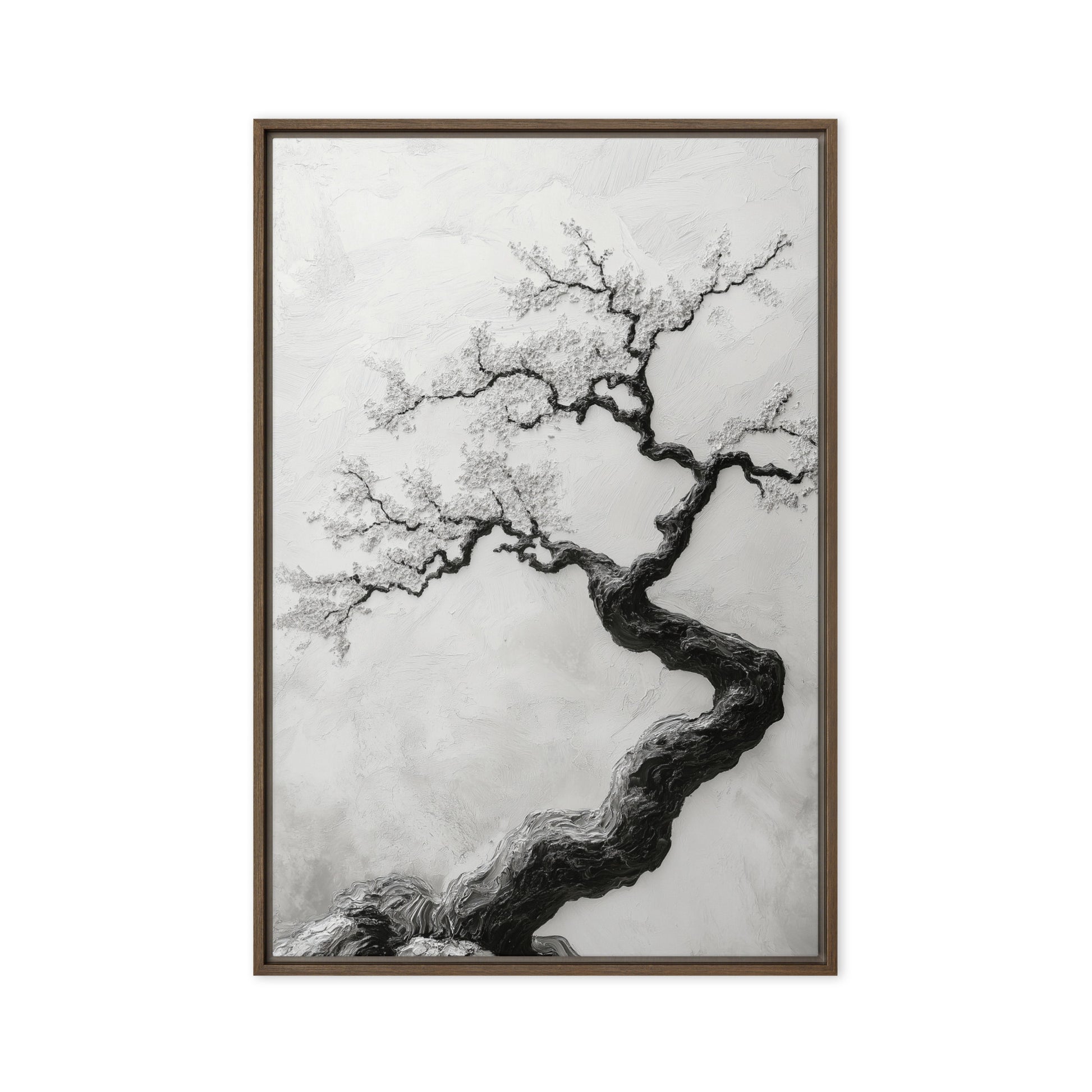 Sakura Wabi Sabi Art Framed Canvas