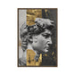David Sculpture Greek Mythology Art Framed Canvas