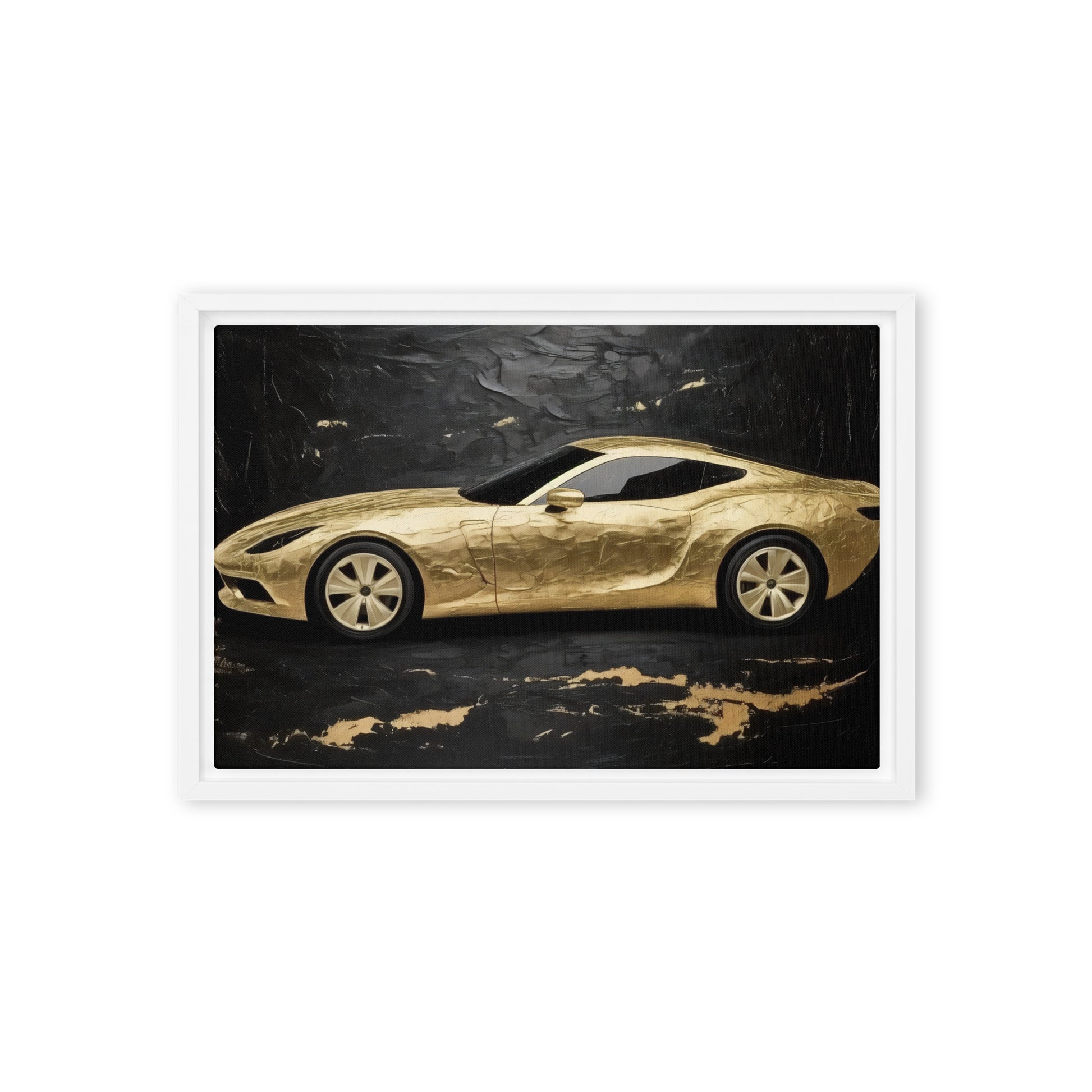 Luxury Spots Car Framed Canvas