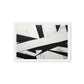 Black White Geometrical Art Framed Canvas
