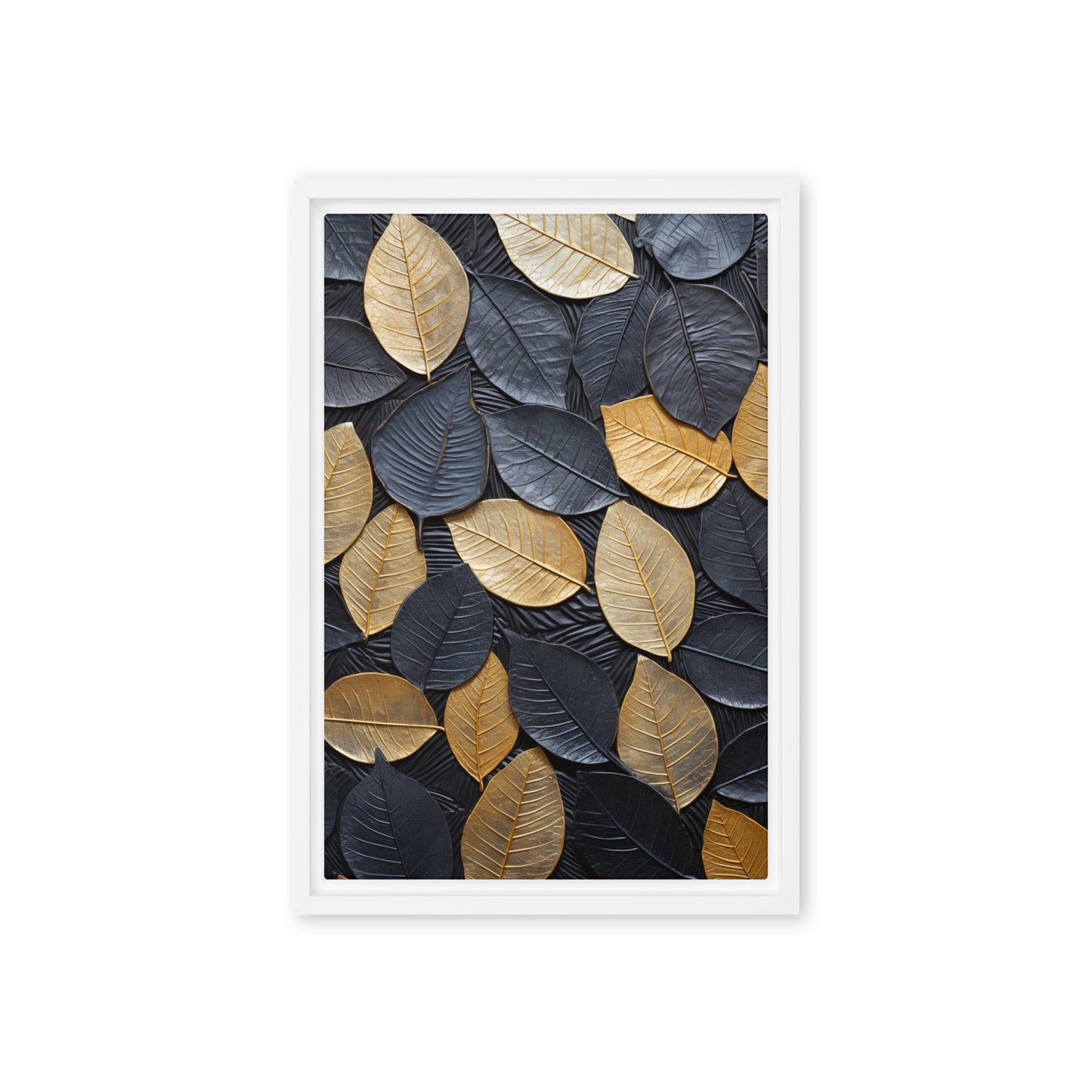 Leaves Luxury Art Framed Canvas