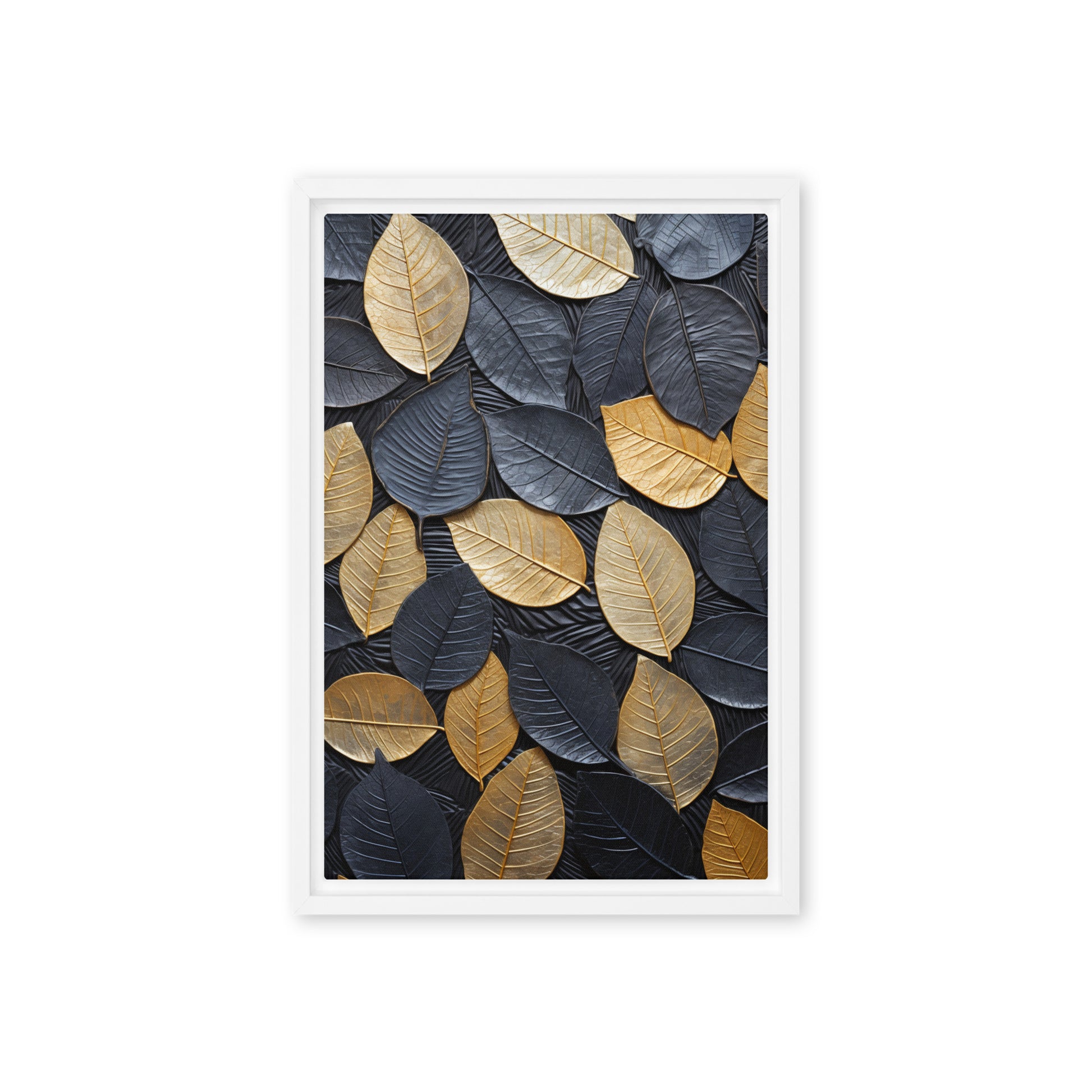 Leaves Luxury Art Framed Canvas