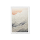 Magical Mountains Modern Art Framed Canvas
