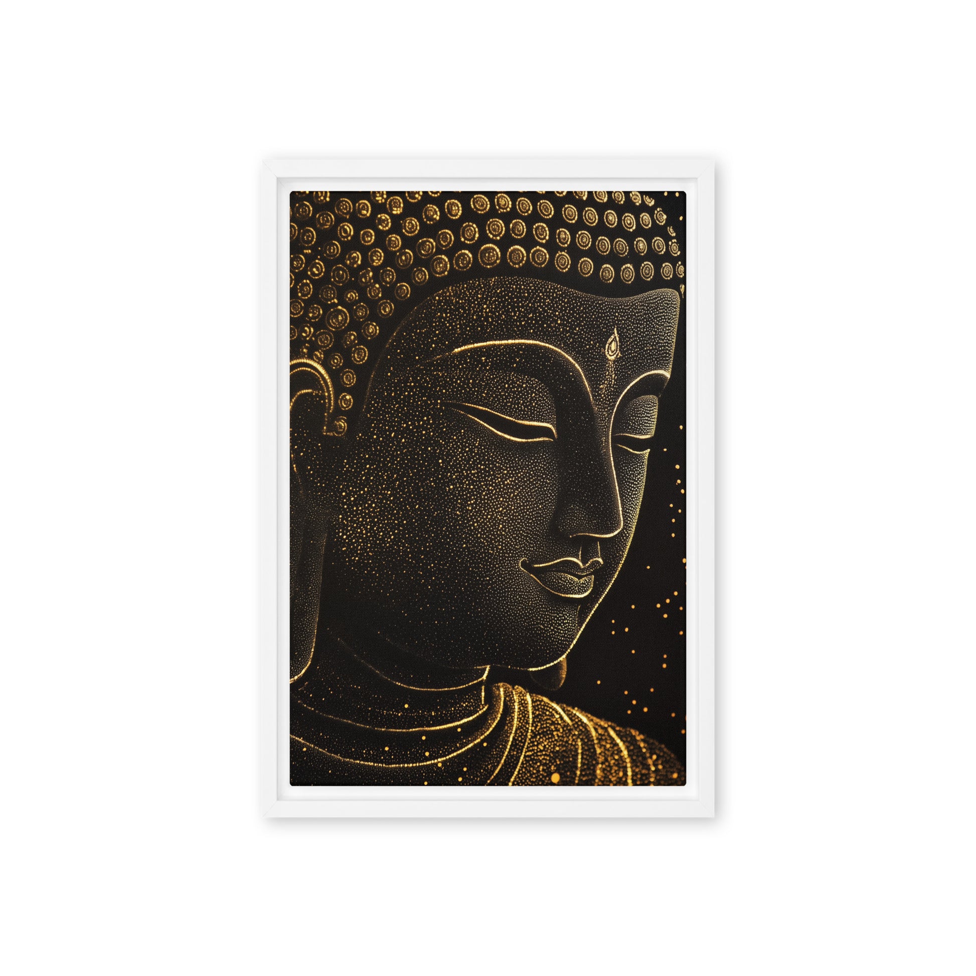 Buddha Spiritual Art Framed Canvas