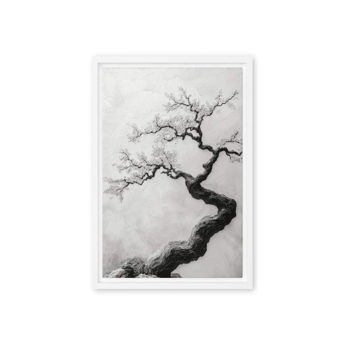Sakura Wabi Sabi Art Framed Canvas