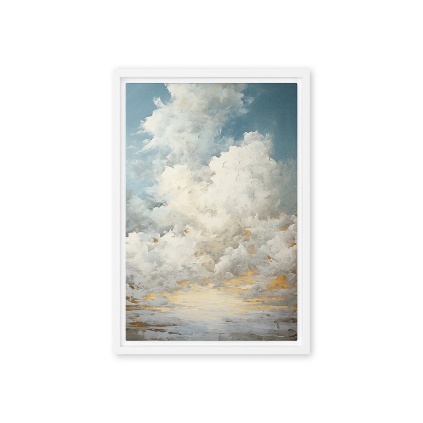Beautiful Clouds Framed Canvas