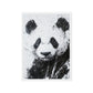 Panda Minimalist Art Framed Canvas
